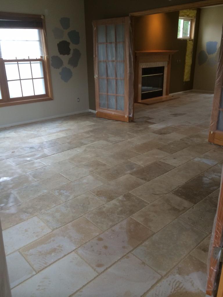 kdsmadison's tweet photo. #11x24's go down quickly #office #livingroom #naturalstone #laundry http://t.co/Npkfd88XJy