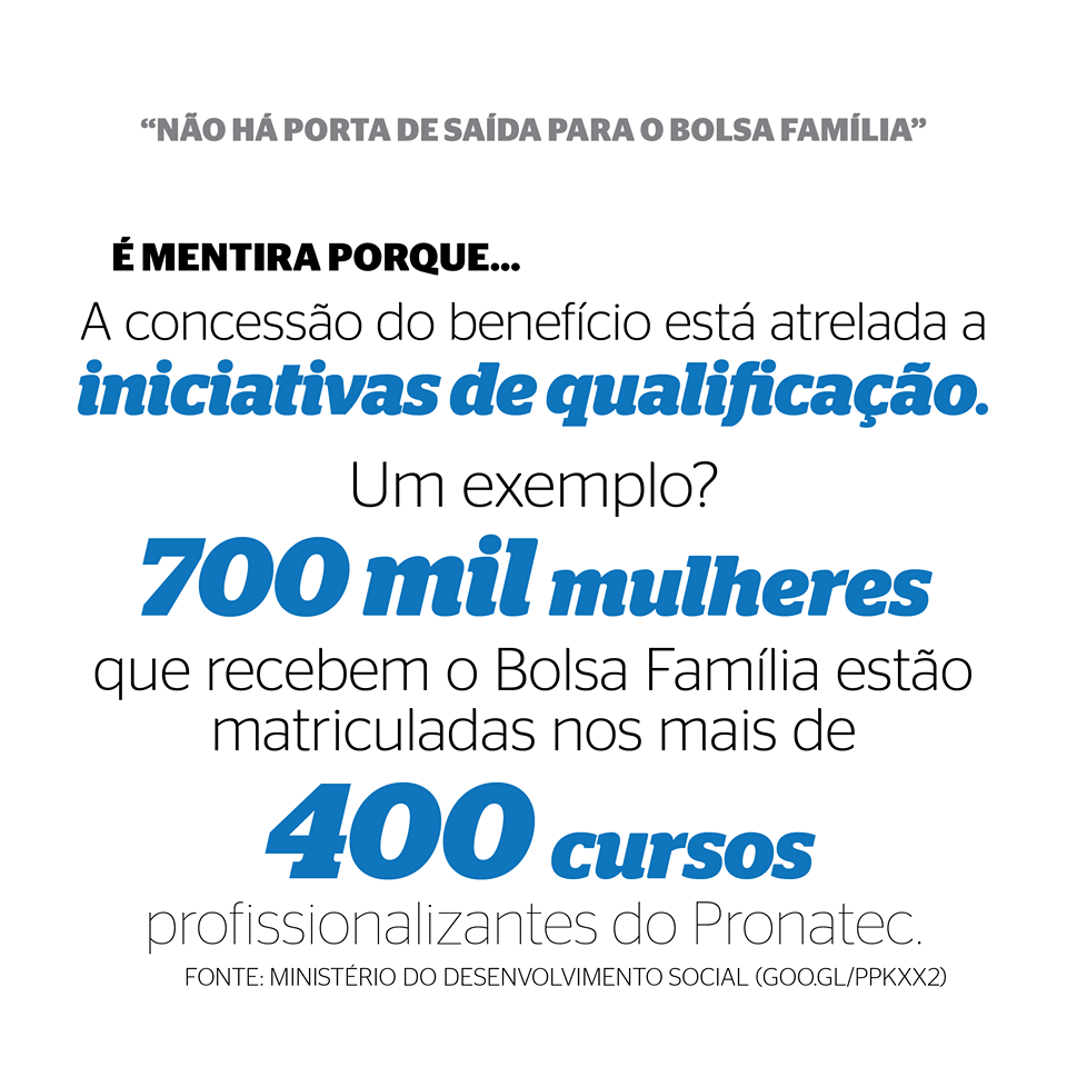 nadadeana's tweet image. Vc sabia q 700mil mulheres q recebem o #BolsaFamília estão matriculadas nos cursos #Pronatec?  bit.ly/1EcLoP4