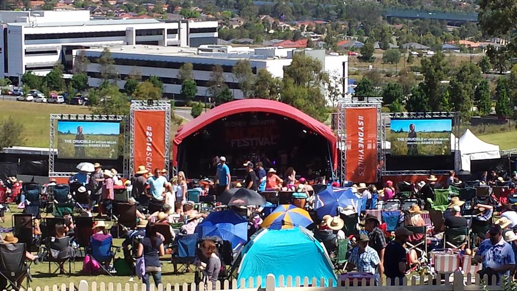 SportforJove's tweet photo. Crosss promoting at the Sydney Hills Country Music festival. #2014scmf http://t.co/gSbw9acUI9