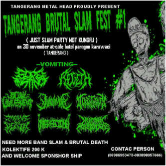 indoslam's tweet image. Tangerang brutal slamfest #1 30 novembreee !