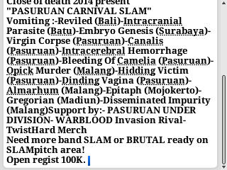indoslam's tweet image. Pasuruan carnival slam @reviled_bali @IxPx_Slam @embryo_genesis many more