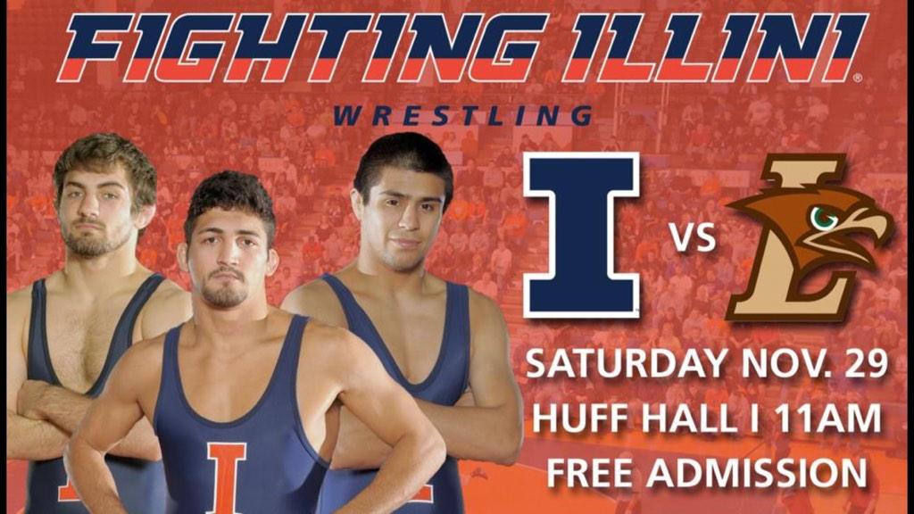 MarkPerry165's tweet photo. Save The Date, Lehigh vs Illinois-November 29th @IllinoisMatmen @IlliniWrestling @IlliniAthletics http://t.co/ytktWATRnf