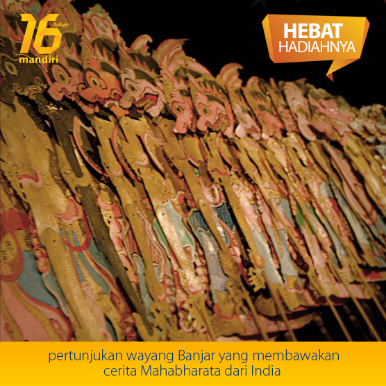 livinpoin's tweet photo. Sahabat, wayang kulit Banjar dari Kalimantan Selatan jg mengangkat cerita yg bersumber pd kisah Mahabharata lho! http://t.co/iP03BSwicS