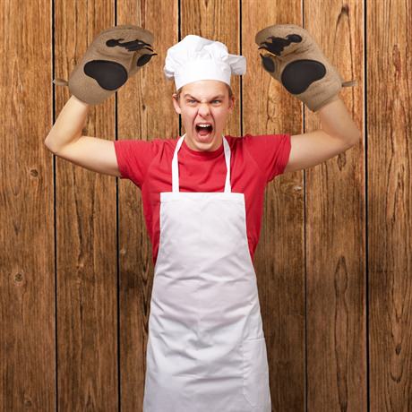 Happy birthday Gordon Ramsay! Think he needs some of our Bear Hands Oven Gloves!!  