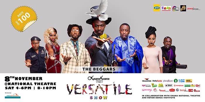 Eventstvgh's tweet photo. The OK Versatile Show is TODAY Sat.8th Nov.@National Theatre. Time:4pm &amp; 8pm.Rate:Ghc100. @OkyeameKwameBra @MTNGhana http://t.co/Qjs09Yhixq