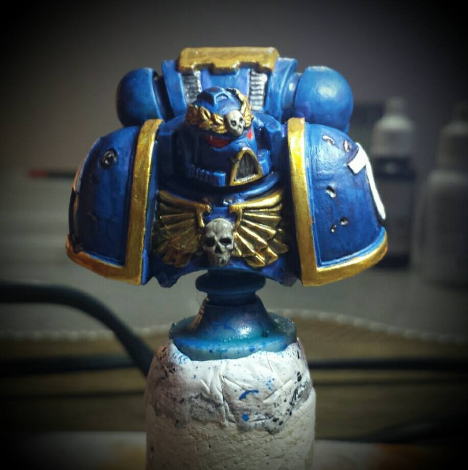 Netreya's tweet image. my first self painted minature