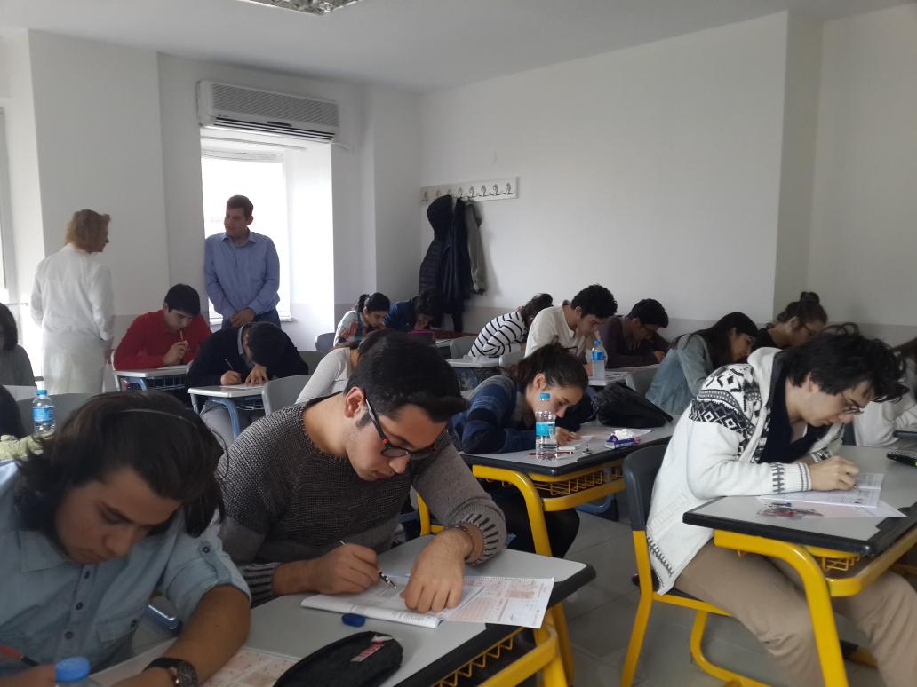 12. sınıflarımız TÖDER YGS heyecanini sonlandırmak üzere