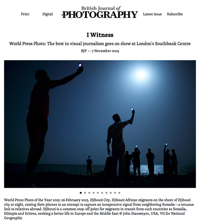 HandpickedPics's tweet photo. The best in visual journalism goes on show at London's Southbank Centre (via http://t.co/VXCymVsEEa) http://t.co/ZqjZ7hThxk