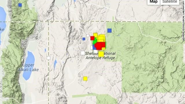 A swarm of earthquakes buzzes underground in Nevada. cnn.it/1tTekdU