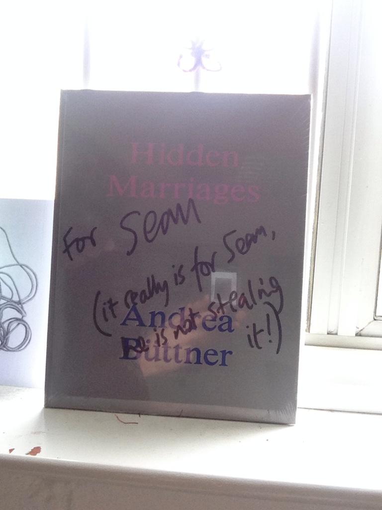 Thank you @borthwickben #andreabuttner #hiddenmarriages #newbook