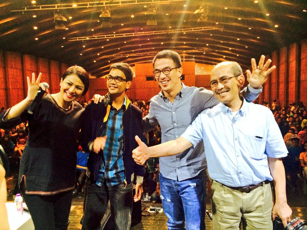 IndonesianYouth's tweet photo. Surprise session berakhir. @FaisalBasri @Joe_Taslim dan Sikdam Hasim mengatakan "Haiii!" #IYCss http://t.co/1ZgIXVY5xB