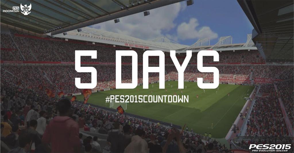 virtualballers's tweet photo. Tinggal LIMA HARI LAGI menuju PES 2015. #PES2015Countdown http://t.co/Vg8ZgzNG8L