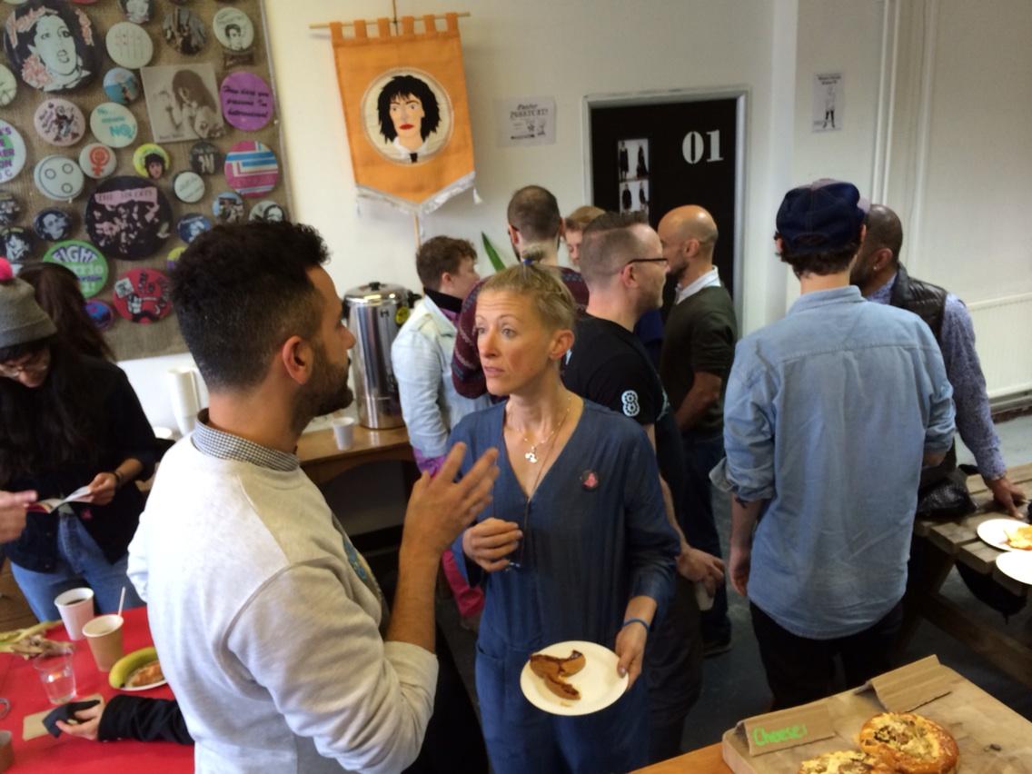 MandeepTutt's tweet photo. @MillCoLDN busy coffee morning at The Rose Lipman Building. http://t.co/Q7W2QGvsnY