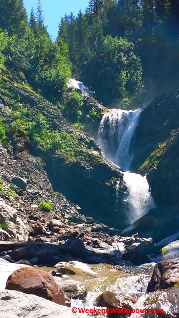 WeekendWalkout's tweet image. Bloucher Falls on the Comet Falls Trail Mt Rainier, WA weekendwalkabout.com/our-adventures… #waterfall #hiking