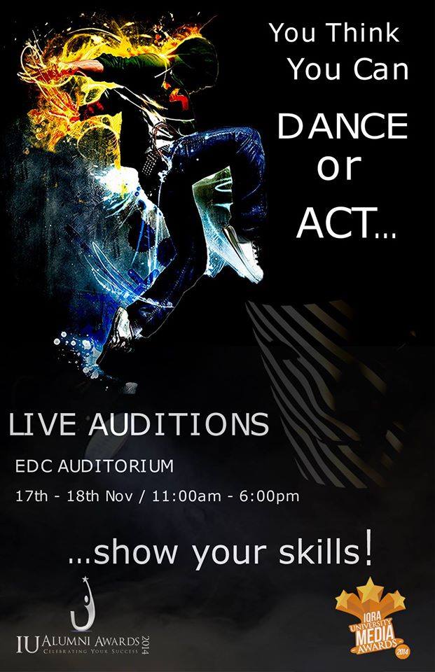 Get your dancing shoes on and put your acting skills to work 17th-18th Nov are the dates to remember. #IUAlumniAwards