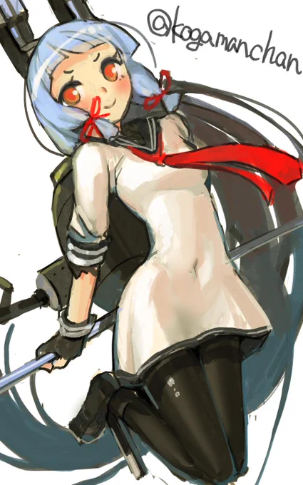 叢雲ちゃん #艦これ版深夜の真剣お絵描き60分一本勝負 