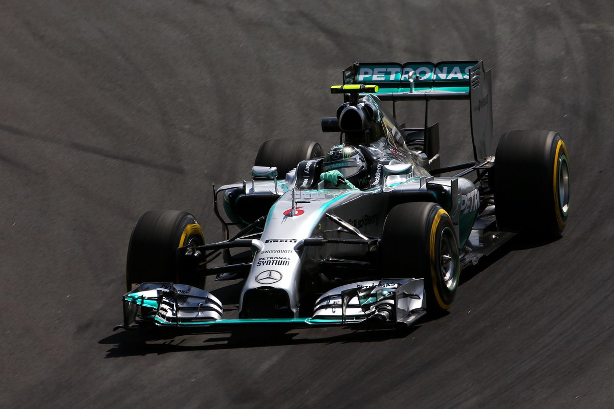 BBCSport's tweet photo. Nico Rosberg goes fastest in #BrazilGP #FP3 - that's three quickest sessions in a row for him. http://t.co/ij6CZ8mFFR http://t.co/TF3mVKLHUX
