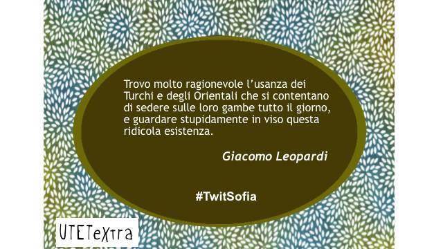 TwitSofia_It's tweet photo. Guardare in viso l'esistenza
#LeopardiExtra sulla "filosofia" orientale
@GPeruz @EmanuelaMorell1 @UtetLibri http://t.co/m6Dp4ShLzb
