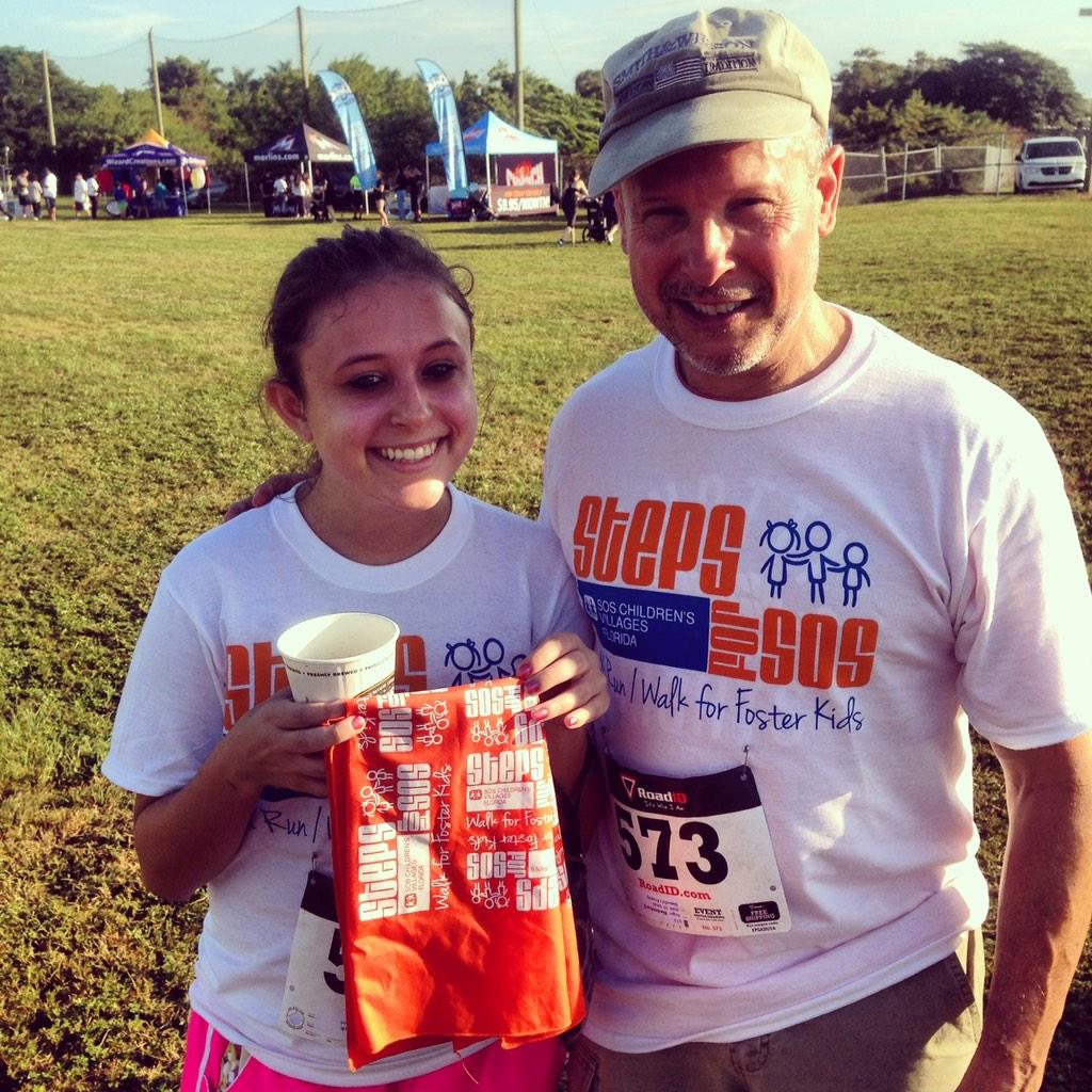adelynlee's tweet photo. Ran (walked) a 5k with @rbiedenbach this morning for @SOSFLVillage. #StepsforSOS #outofshape http://t.co/R0kkl6q680