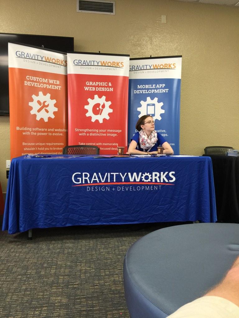 Down time at the <a href="/gravityworksdd/">Gravity Works</a> booth #DNNCON really need to figure out how to get the wrinkles out of the skirt