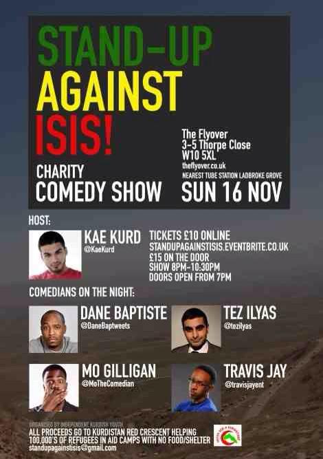 atamufty's tweet photo. http://t.co/faej9dUKtY

Facebook: Stand-up Against ISIS
(Comedy show)

https://t.co/pEwkaoy6dD http://t.co/sXxixmizIo
