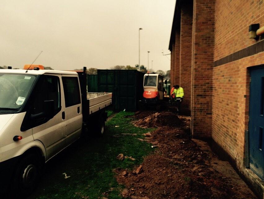 Today's dig out n it's raining cats n dogs