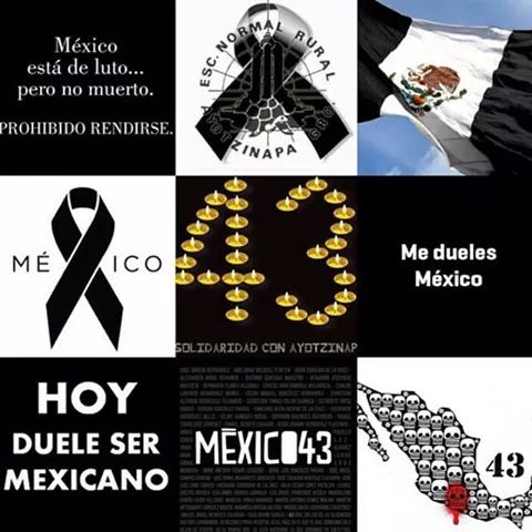 #TodosSomosAyotzinapa Estamos con ustedes desde el Estado de México!!
