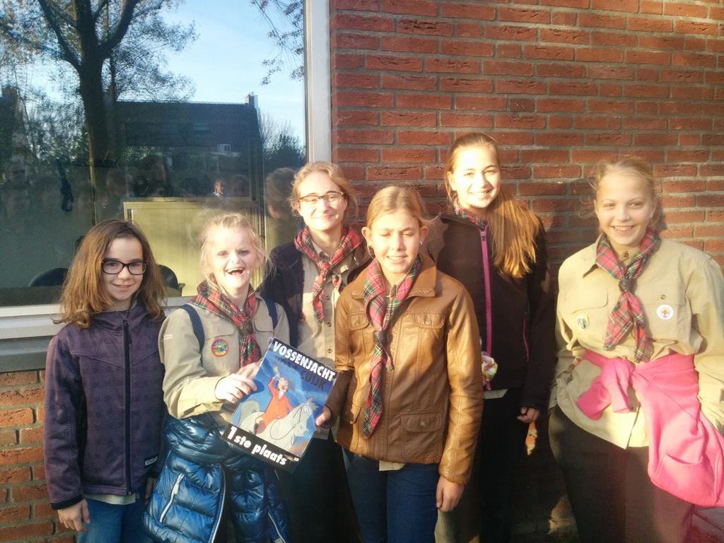 Hoera! We hebben gewonnen met vossenjacht van <a href="/ScRegioZON/">Scouting Regio ZON</a>. Van harte gefeliciteerd dames!