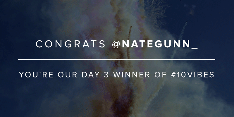themusicbed's tweet photo. Congratulations @nategunn_! We're a little late, but you're our Quirky playlist winner for #10vibes! http://t.co/QA14MPMcCT