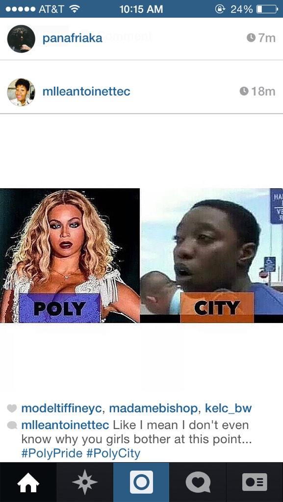 Thumbellinaa_'s tweet photo. Funniest meme I've seen all morning let it begin #PolyVSCity http://t.co/na0RxIaVOz