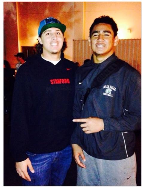 CoachKenion's tweet photo. Shoutout #KTtrainee Hooper Stanford TE & @thatboidevintho #KT2015commit. http://t.co/rpjISxWnWP