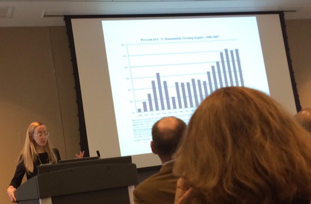 SienaHistory's tweet photo. Julia Ott on Capitalism &amp; Democracy @ Cornell. Dr Mahar @ Histories of Capitalism Conference getting ideas &amp; contacts http://t.co/ybWhk9NmgB