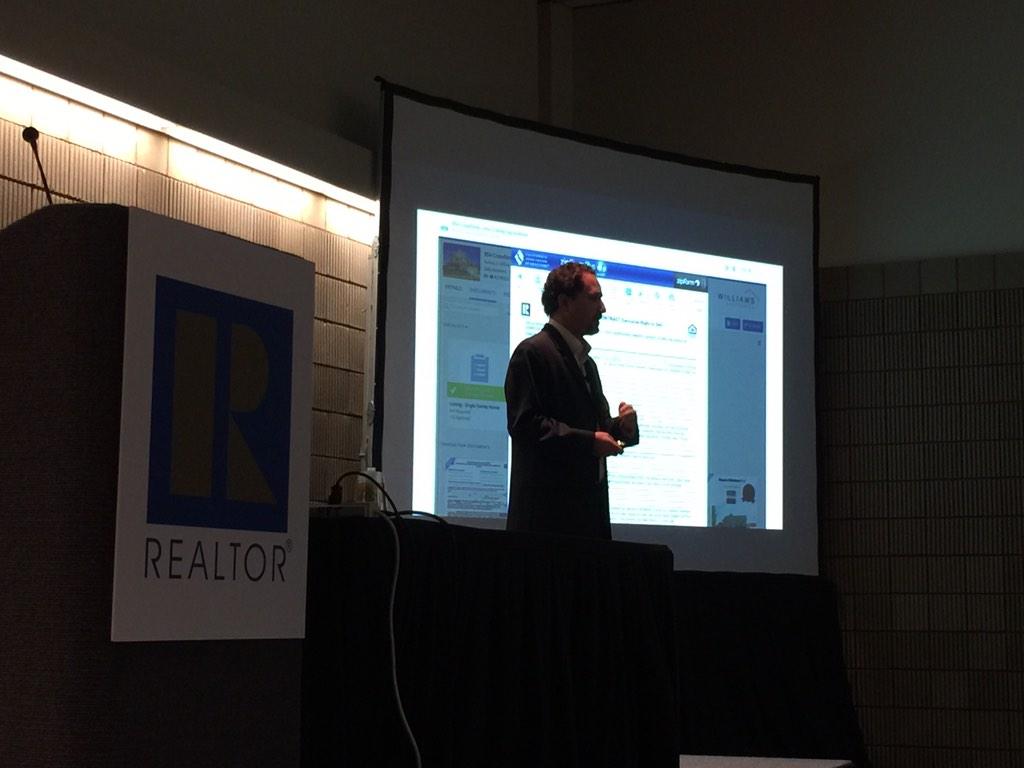 glennshimkus's tweet image. Georg is talking about our exciting new integration between @DocuSign Transaction Rooms and #zipForm.