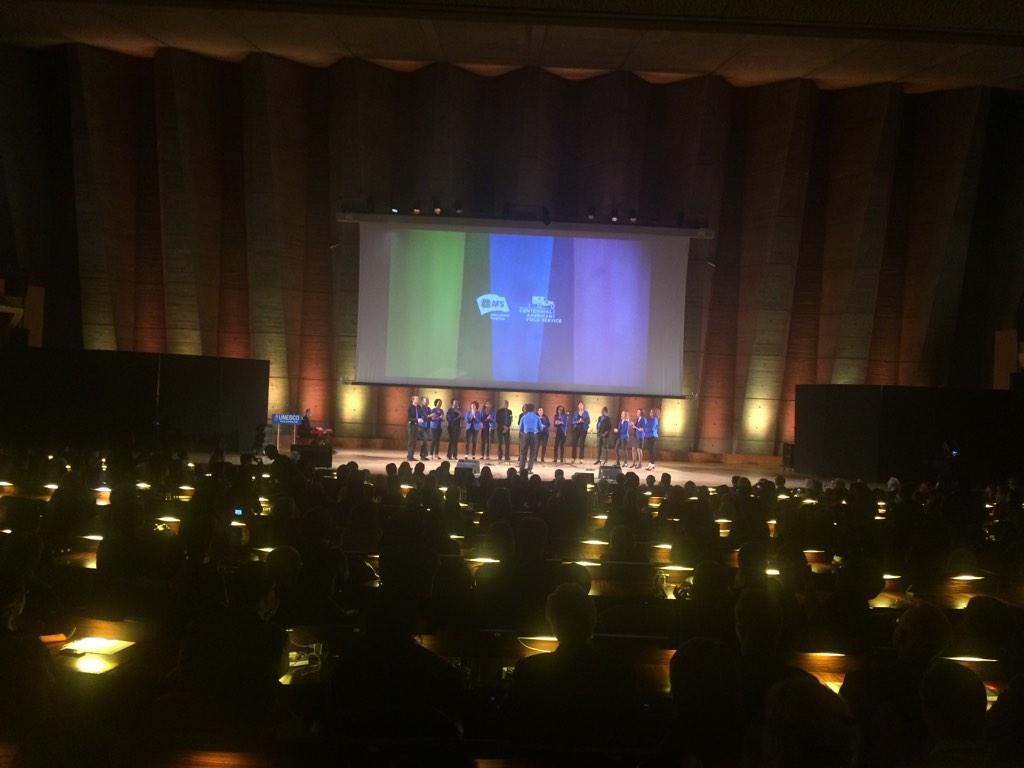 AFS's tweet photo. AFS Global Education Symposium is over but the next 100 years of AFS is just starting, we have much to do! #AFS100 http://t.co/AwVPHV7XuZ
