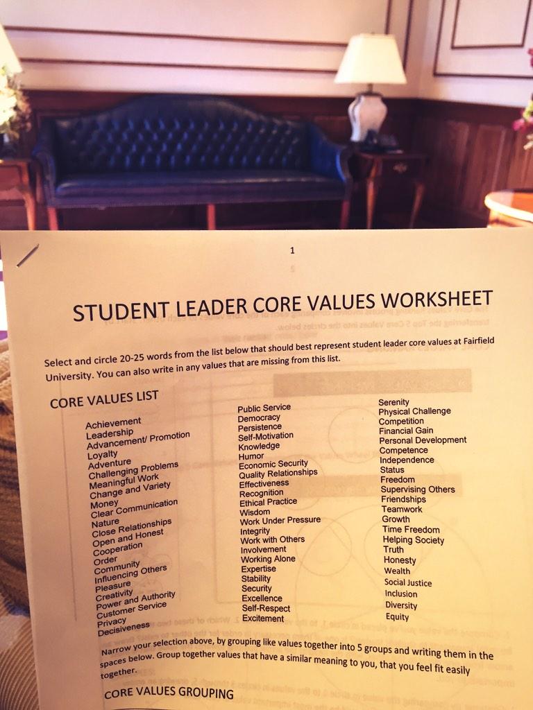 tman84's tweet photo. @FairfieldU working with Key Student Leaders Today #Values #Change #Empowerment #CommonIdentity @FredJKuo @merismith http://t.co/62wZssS0Ca