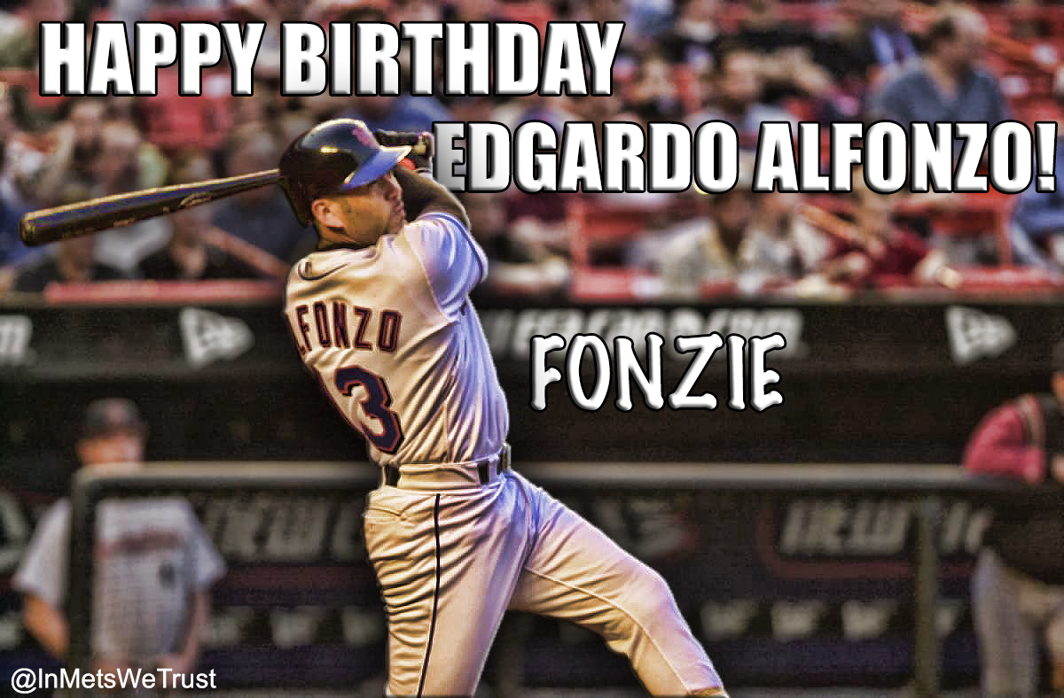 Happy Birthday, Edgardo Alfonzo!  