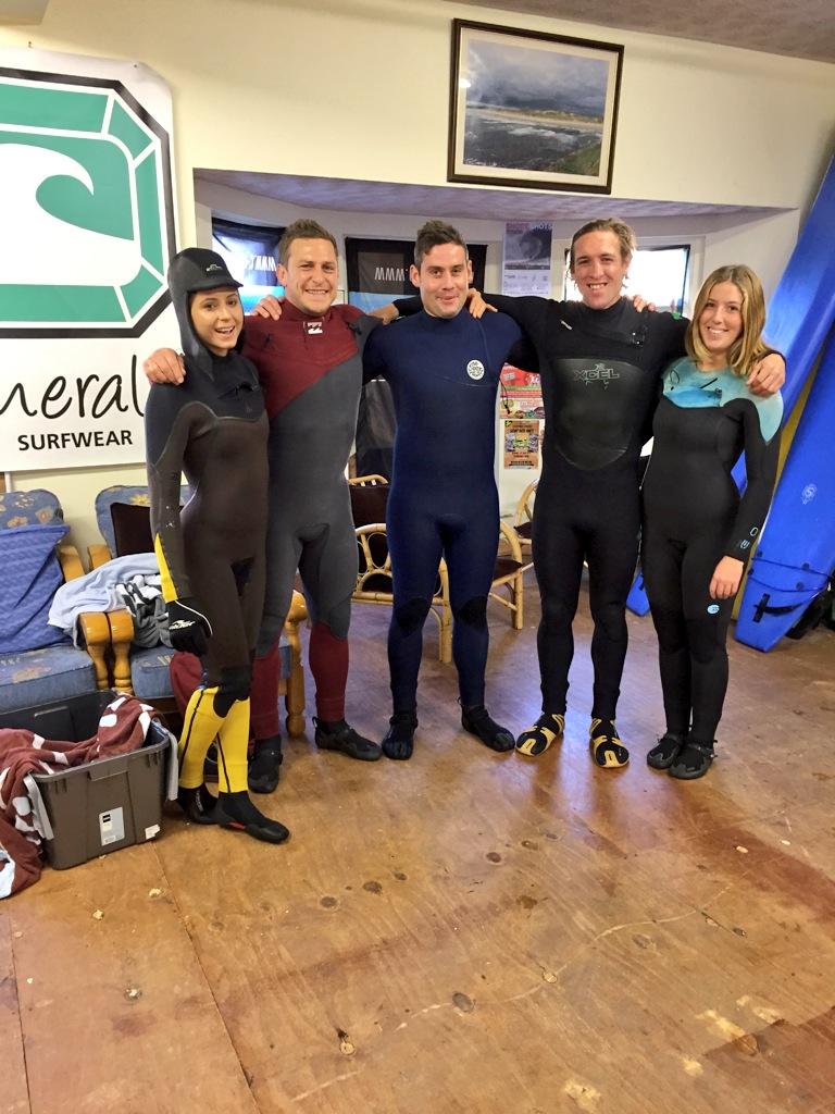 First surf in Ireland today!! with <a href="/surfworldbundy/">Richie fitzgerald</a> <a href="/jimmygopps/">jimmy gopperth</a>  <a href="/TribeOriginals/">Tribe</a>