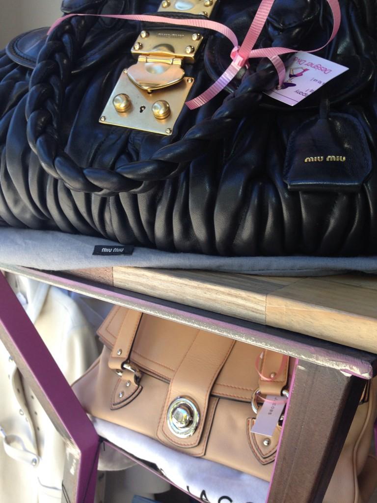 fashiontrucksoc's tweet photo. #highend labels take over FTC today #designerdivas brought in Choo, Chanel, YSL, &more!! Get here quick! #trunkshow http://t.co/GxAxQQObhs