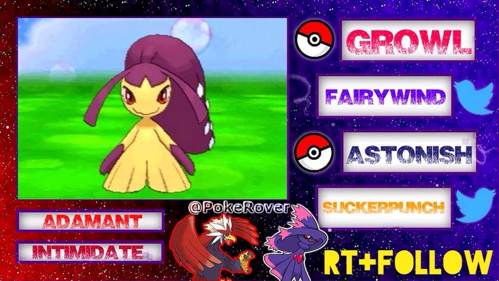 PokeRovers's tweet image. RT+FOLLOW For your chance to win this 6IVS Shiny Mawile ! Ends at 120 RT's ! Good luck :)