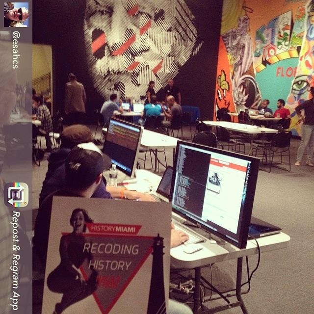 MuseumofMiami's tweet photo. Our #hackathon is on! Developing digital solutions to #recodehistory. Thanks @knightfdn for making it possible. #tech http://t.co/ZKl7uxTo1W