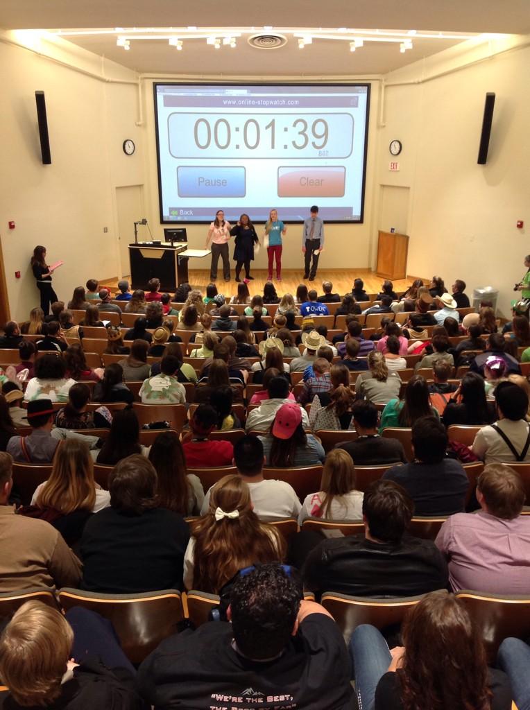 IACURH2014's tweet photo. Roll call was packed, and every demonstration was amazing. Which was the best? Reply with your opinion! #IACURH2014 http://t.co/AbmXWpGLcy