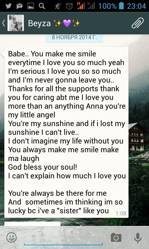dobrevajensen's tweet photo. I feel like i met girl what gonna love me as much as i love her. She's just did everything that see my smile 💜 http://t.co/4iyP8gKZFZ