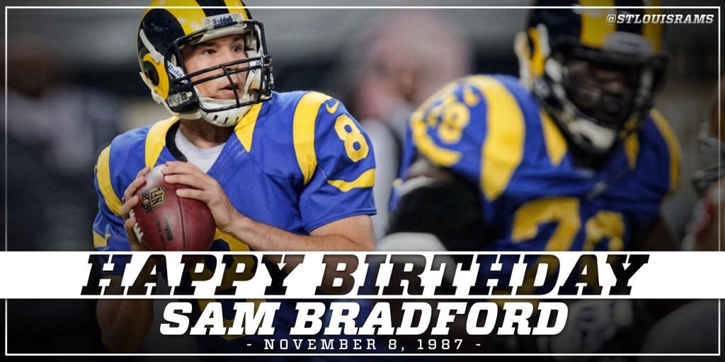 Happy birthday to alum Sam Bradford!  