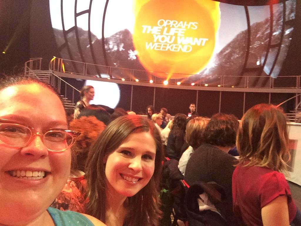 SeattleJen's tweet photo. Enjoying day 2 with Oprah! #LifeYouWantSEA http://t.co/YAQVKHxz2d