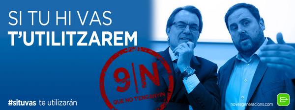 situvas's tweet photo. . @Cat_is_Notspain #situvas ellos te utilizaran #9N2014 http://t.co/wAN9ZQZBpr