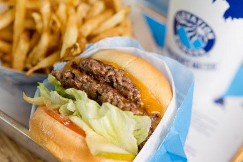 Take a break from cooking today and let us make you up a burger and fries!