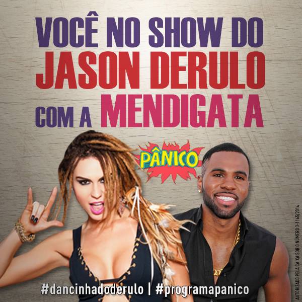 JovemPanEntrete's tweet photo. #dancinhadoderulo Já imaginou você, a Mendigata no show do Jason Derulo dançando Wiggle? http://t.co/0Fc33W3F3D http://t.co/yLFAPlmDMV