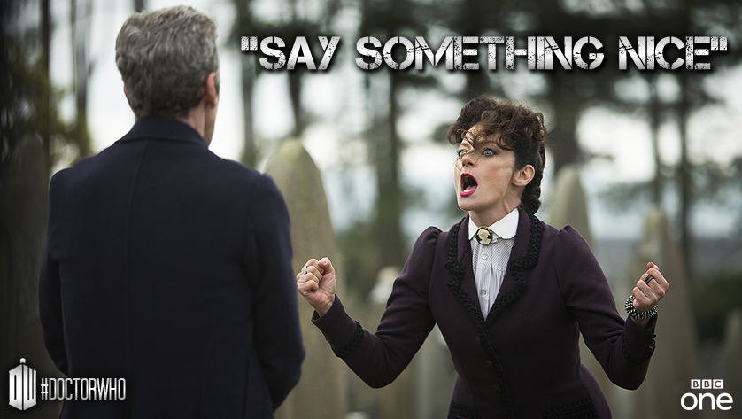 BBCOne's tweet photo. What did you think of the #DoctorWho Finale and what were your #Wholights? In the words of Missy, we hope you can… http://t.co/CfMxtxL4wh