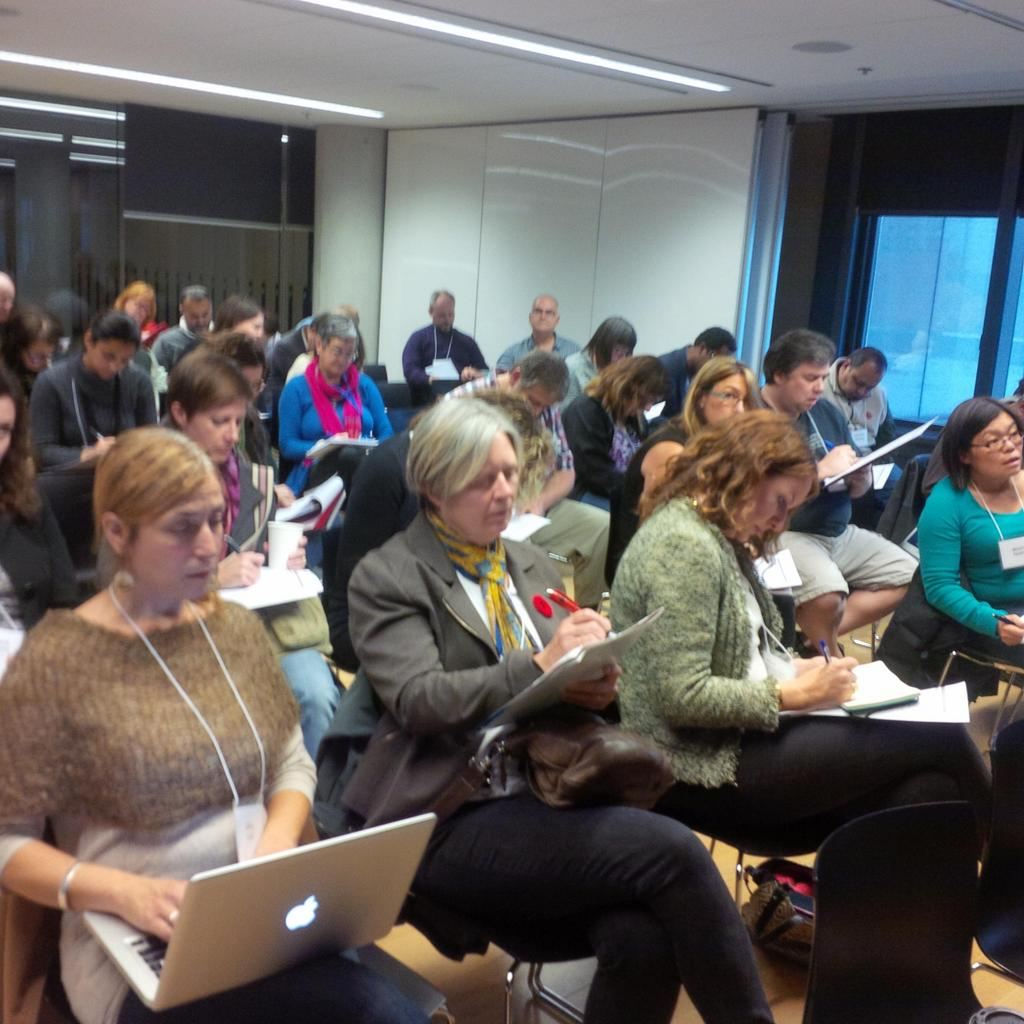 pamelagough's tweet photo. Everyone in the Creativity workshop at #P4E2014 is totally absorbed in taking in all the concepts! http://t.co/Kwz4eREydd