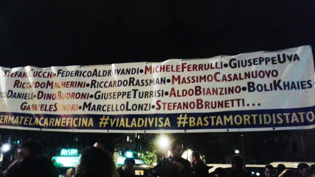 GhitaIacono's tweet image. "#vialadivisa: 1000 candele per i #MortiDiStato